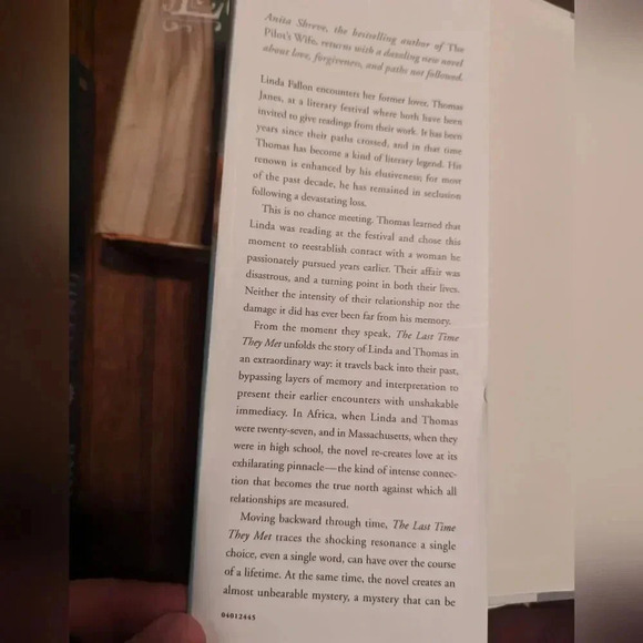 The Last Time They Met by Anita Shreve - Picture 3 of 3